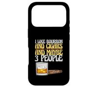 Custodia per iPhone 17 Pro Divertente Mi Piace Bourbon E Sigari E Forse Mi Piace 3 Persone