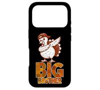 Custodia per iPhone 17 Pro Divertente motivo tacchino "Big" Brother Ringraziamento