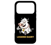 Custodia per iPhone 17 Pro Divertente mucca leggenda mucca da latte stampa contadino gioco di parole umorismo papà scherzo