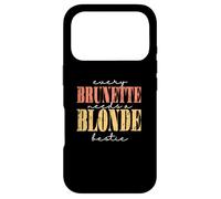 Custodia per iPhone 17 Pro Divertente ogni bruna ha bisogno di un bestie bionda