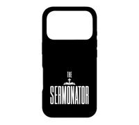 Custodia per iPhone 17 Pro Divertente pastore predicatore ministero cristiano il sermonatore