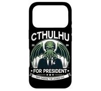 Custodia per iPhone 17 Pro Divertente Perché scegliere il cattivo minore Cthulhu per il presidente 2024