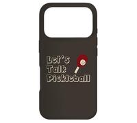 Custodia per iPhone 17 Pro Divertente Pickleball Let's Talk Pickleball