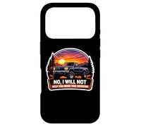 Custodia per iPhone 17 Pro Divertente proprietario del camion di raccolta No Non ti aiuterò a muovere scherzo