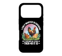 Custodia per iPhone 17 Pro Divertente proprietario dell'agricoltore di polli che dice, meme dell'azienda agricola del pollame del pollo