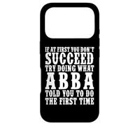 Custodia per iPhone 17 Pro Divertente regalo di compleanno con nome Abba cognome divertente Abba