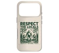 Custodia per iPhone 17 Pro Divertente rispetto La gente del posto Cryptids Folklure Sasquatch