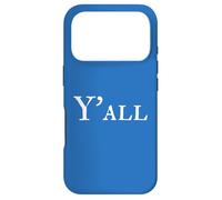 Custodia per iPhone 17 Pro Divertente Southern dicendo Y'all frase testo grafico
