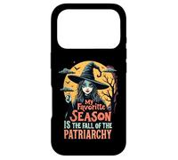 Custodia per iPhone 17 Pro Divertente strega femminista La mia stagione preferita Halloween liberale