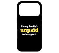Custodia per iPhone 17 Pro Divertente sviluppatore IT Guy I'm My Family's Supporto tecnico non pagato