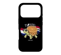 Custodia per iPhone 17 Pro Divertente TARTARUGA e STROOPWAFEL dai Paesi Bassi