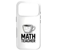 Custodia per iPhone 17 Pro Divertente tazza da caffè per insegnante di matematica, algebra