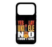 Custodia per iPhone 17 Pro Divertente Ukulele Giocatore Detto Giocare Ukulelef Won Sing