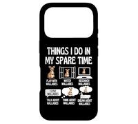 Custodia per iPhone 17 Pro Divertente Wallabies Lover Cose che faccio nel mio tempo libero Wallaby