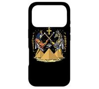 Custodia per iPhone 17 Pro Divinità Egizie Anubis Horus Ra Piramidi Egizie Mitologia