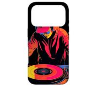 Custodia per iPhone 17 Pro DJ Retrowave Beatmatching Disc Jockey
