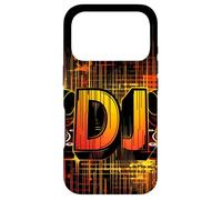 Custodia per iPhone 17 Pro DJ un artista Design con cuffie e giradischi
