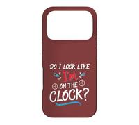 Custodia per iPhone 17 Pro Do I Look Like I'm On The Clock Funny Workplace Humor