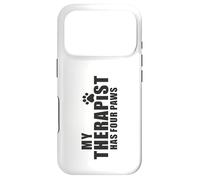 Custodia per iPhone 17 Pro Dog Mom Dad Therapy Pet Lover - Il mio terapista ha quattro zampe