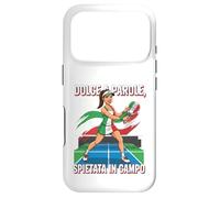 Custodia per iPhone 17 Pro Dolce A Parole Spietata In Campo Italiano Donne Padel Design