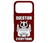 Custodia per iPhone 17 Pro Domanda Tutto Vintage Propaganda di libertà di parola