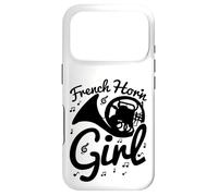 Custodia per iPhone 17 Pro Donna suonatrice di corno francese Strumento a fiato