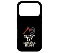 Custodia per iPhone 17 Pro Donne Axe Throwing Gift I Stick Axes Competitive League