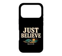 Custodia per iPhone 17 Pro Don't Be Afraid Just Believe Mark 5:36 Sea Turtle Faith