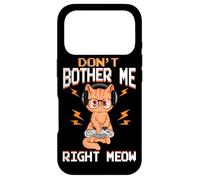 Custodia per iPhone 17 Pro Don't Bother Me Right Meow Gamer Kitty Design