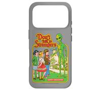 Custodia per iPhone 17 Pro Don't Talk to Strangers Alien UFO Retro Funny Adult Humor