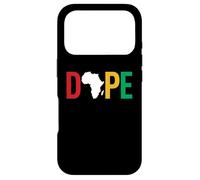 Custodia per iPhone 17 Pro Dope Africa Map Juneteenth Pan African Pride