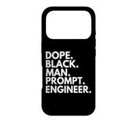 Custodia per iPhone 17 Pro Dope Black Man Prompt Ingegnere Afroamericano Orgoglio
