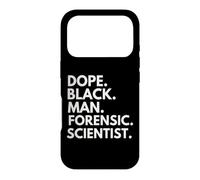 Custodia per iPhone 17 Pro Dope Black Man Scienziato Forense Afroamericano Orgoglio