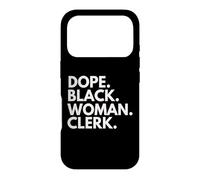 Custodia per iPhone 17 Pro Dope Black Woman Clerk Donne afroamericane Impiegati