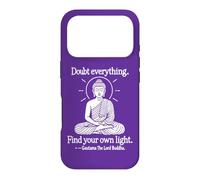 Custodia per iPhone 17 Pro Doubt Everything v2 Buddha Zen Mindfulness Line Art