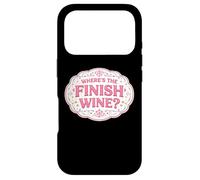 Custodia per iPhone 17 Pro Dov'è la fine Wine Lover Runner Running Race Joke Citazione