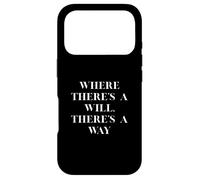 Custodia per iPhone 17 Pro Dov'è una volontà c'è un modo