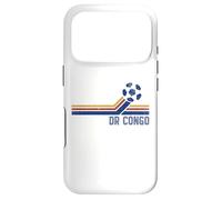 Custodia per iPhone 17 Pro DR Congo Soccer 2026 Tifosi Congolesi Retro Vintage
