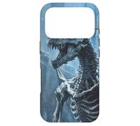 Custodia per iPhone 17 Pro Drago spaventoso antico scheletrico drago in una grotta dimenticata