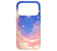 Custodia per iPhone 17 Pro Dream Lofi Moon Pastel Nuvoloso Cielo Notturno Giapponese Estetica