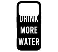 Custodia per iPhone 17 Pro Drink More Water Quote Hydration H20