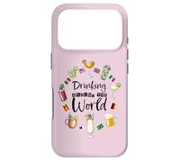 Custodia per iPhone 17 Pro Drinking Around The World Vacation Drinking Showcase Funny