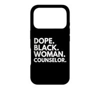 Custodia per iPhone 17 Pro Droga Black Woman Counselor Consulenti afroamericani