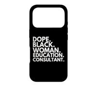 Custodia per iPhone 17 Pro Droga Black Woman Educazione Consulente Professionista Empowered