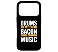 Custodia per iPhone 17 Pro DRUMS ARE THE BACON OF MUSIC