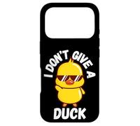 Custodia per iPhone 17 Pro Duck Funny Non me ne frega una papera