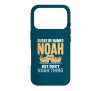 Custodia per iPhone 17 Pro Dudes Be Named Noah Nome divertente gioco di parole di proporzioni bibliche