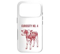 Custodia per iPhone 17 Pro Due teste vitello xilografia illustrazione tassidermia stranezza