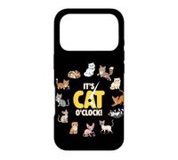 Custodia per iPhone 17 Pro È Cat O'Clock! Divertente amante degli animali gatti razze gattino carino