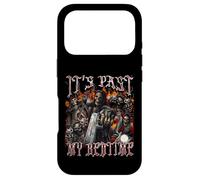 Custodia per iPhone 17 Pro È passata la mia ora di andare a letto Funny Hard Skeleton Meme Bootleg